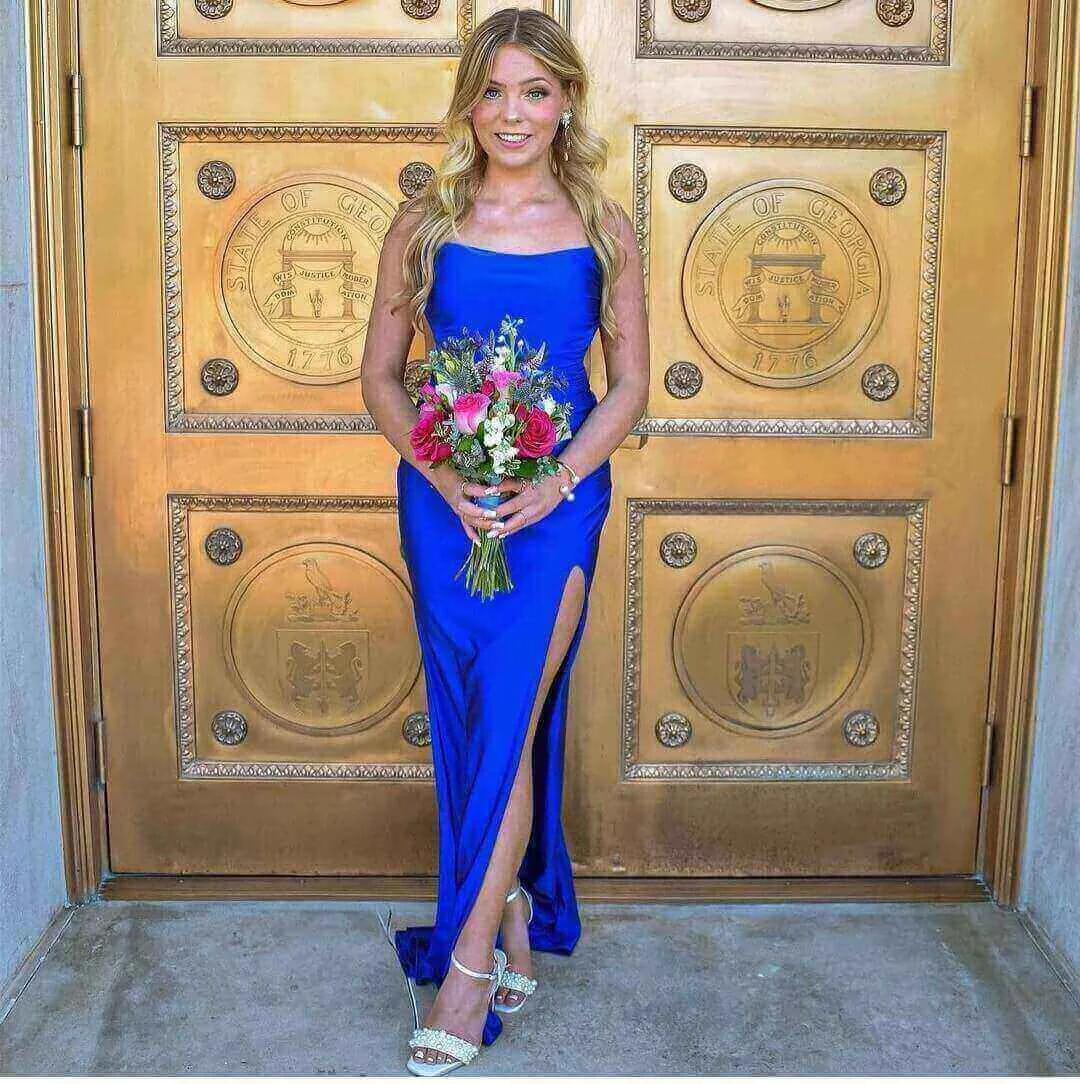 What Color Shoes to Wear with Royal Blue Dress for a Wedding 5+ Real